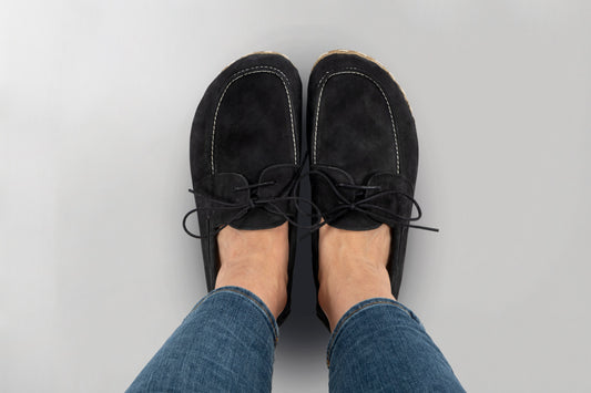 Men's Black Nubuck Dock Shoes