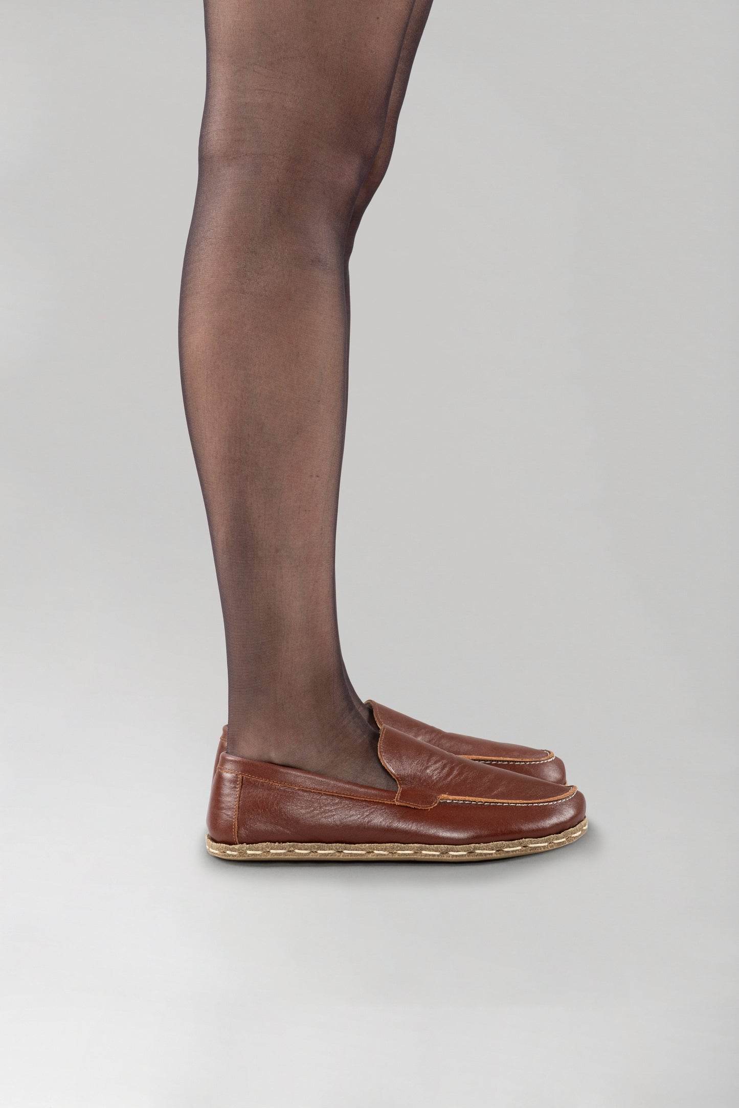Women's Peru Brown Moccasins