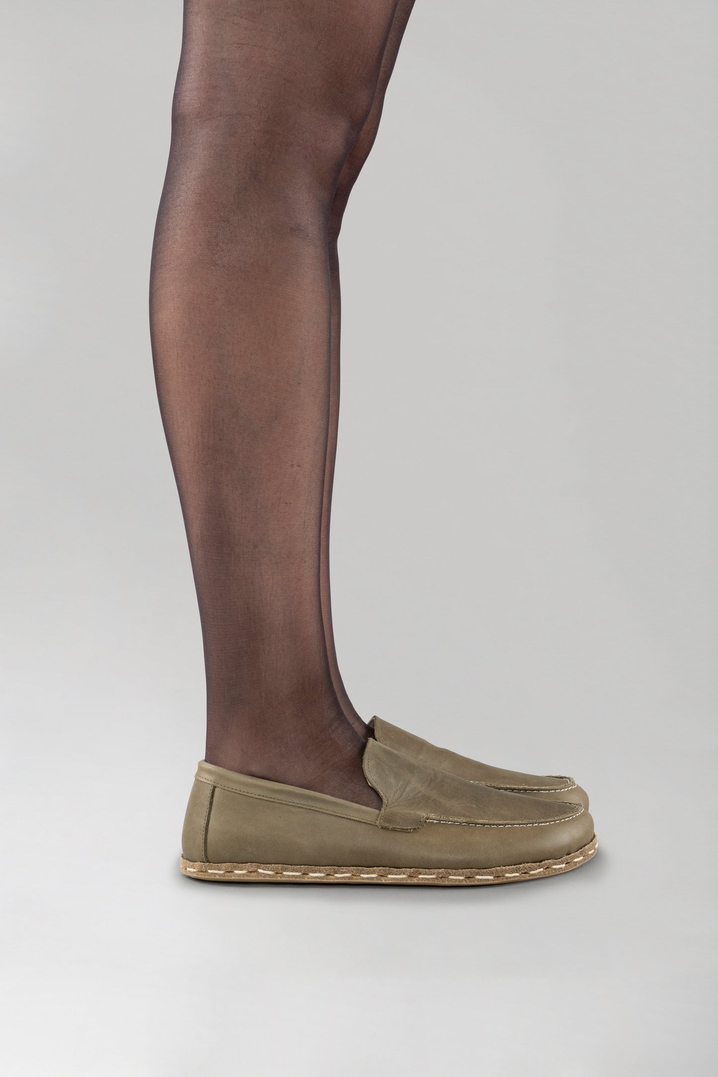 Women's Green Moccasins