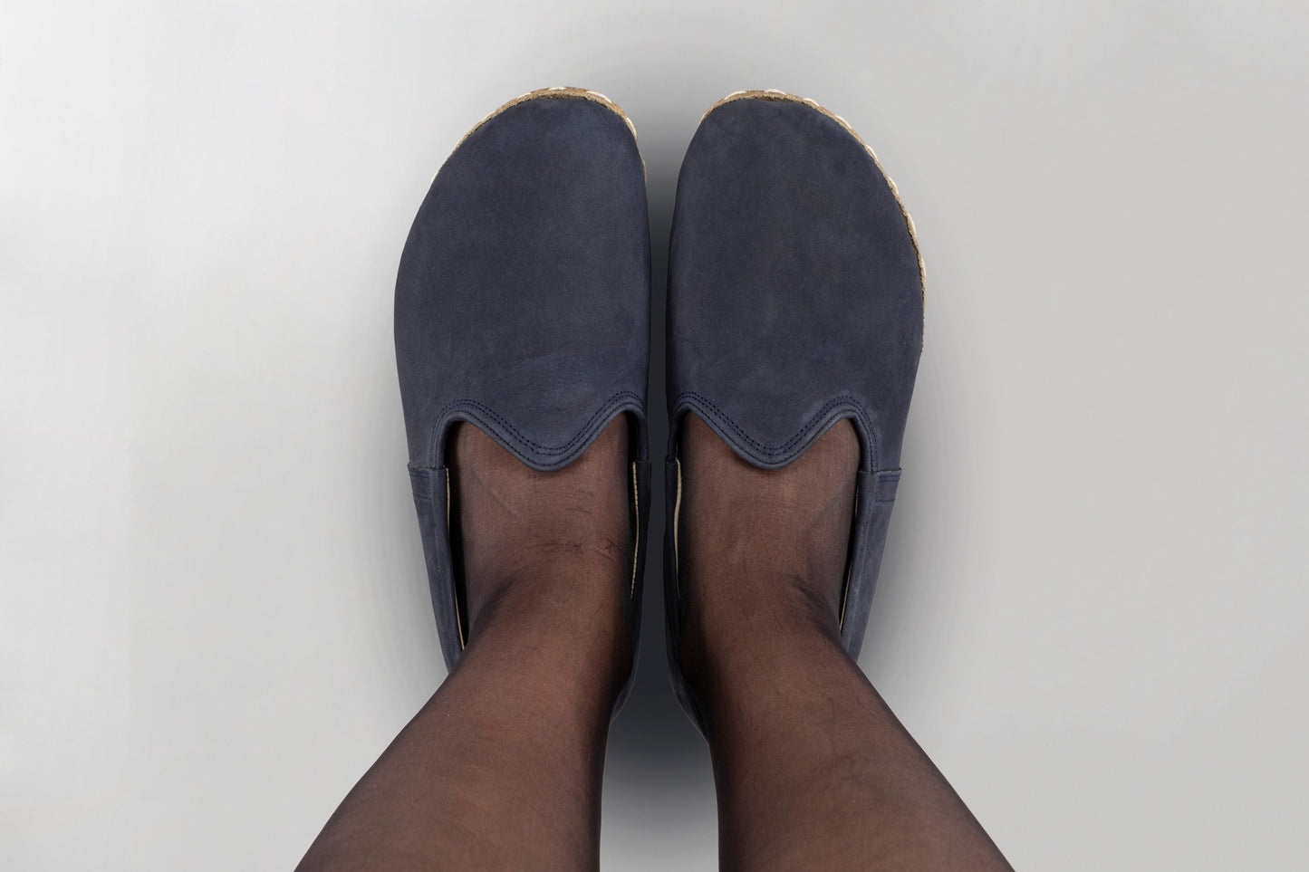Men's Navy Nubuck Barefoots