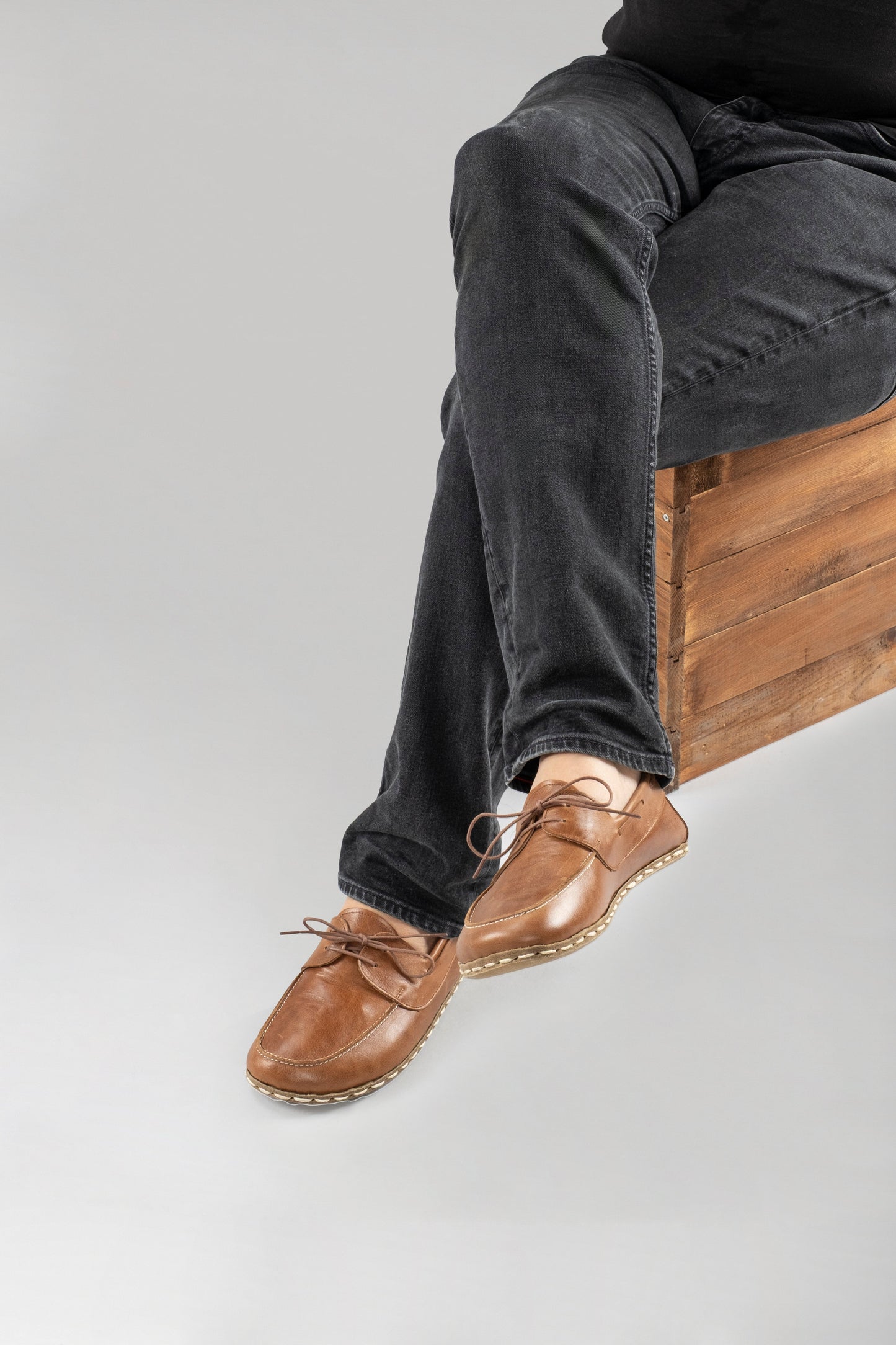 Men's Antique Brown Dock Shoes