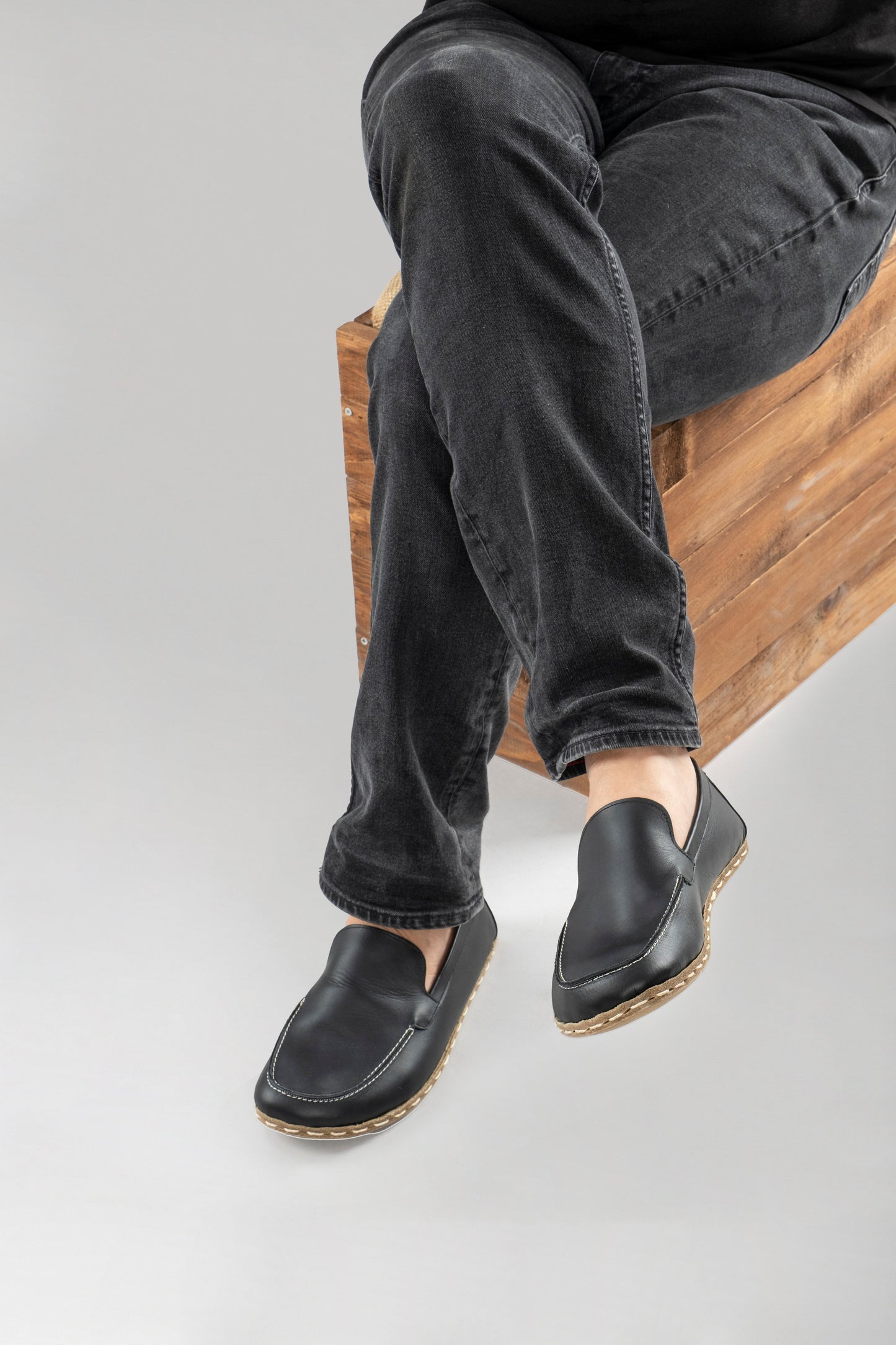 Women's Black Moccasins