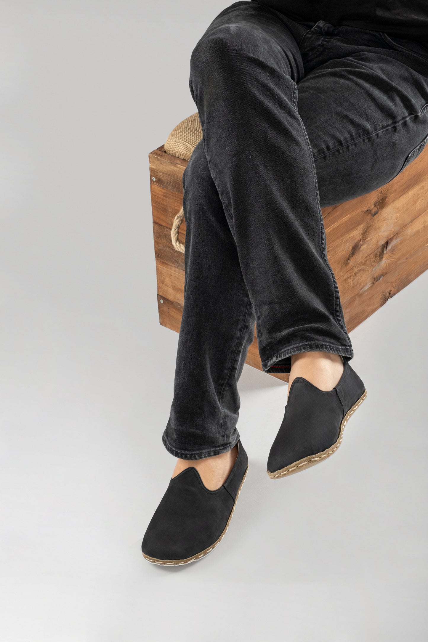 Men's Black Nubuck Barefoots