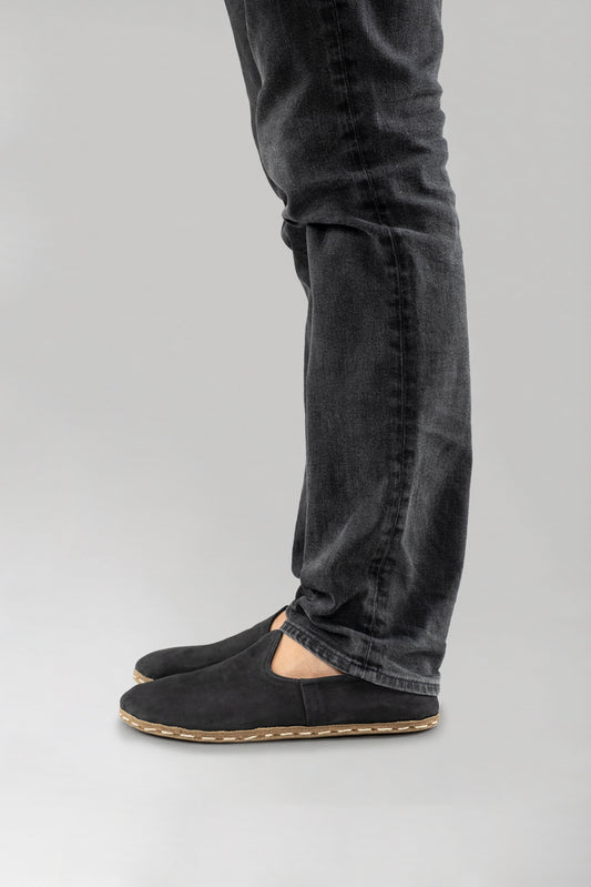 Men's Black Nubuck Barefoots