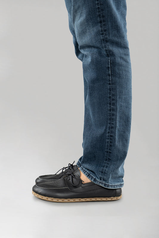 Men's Black Dock Shoes