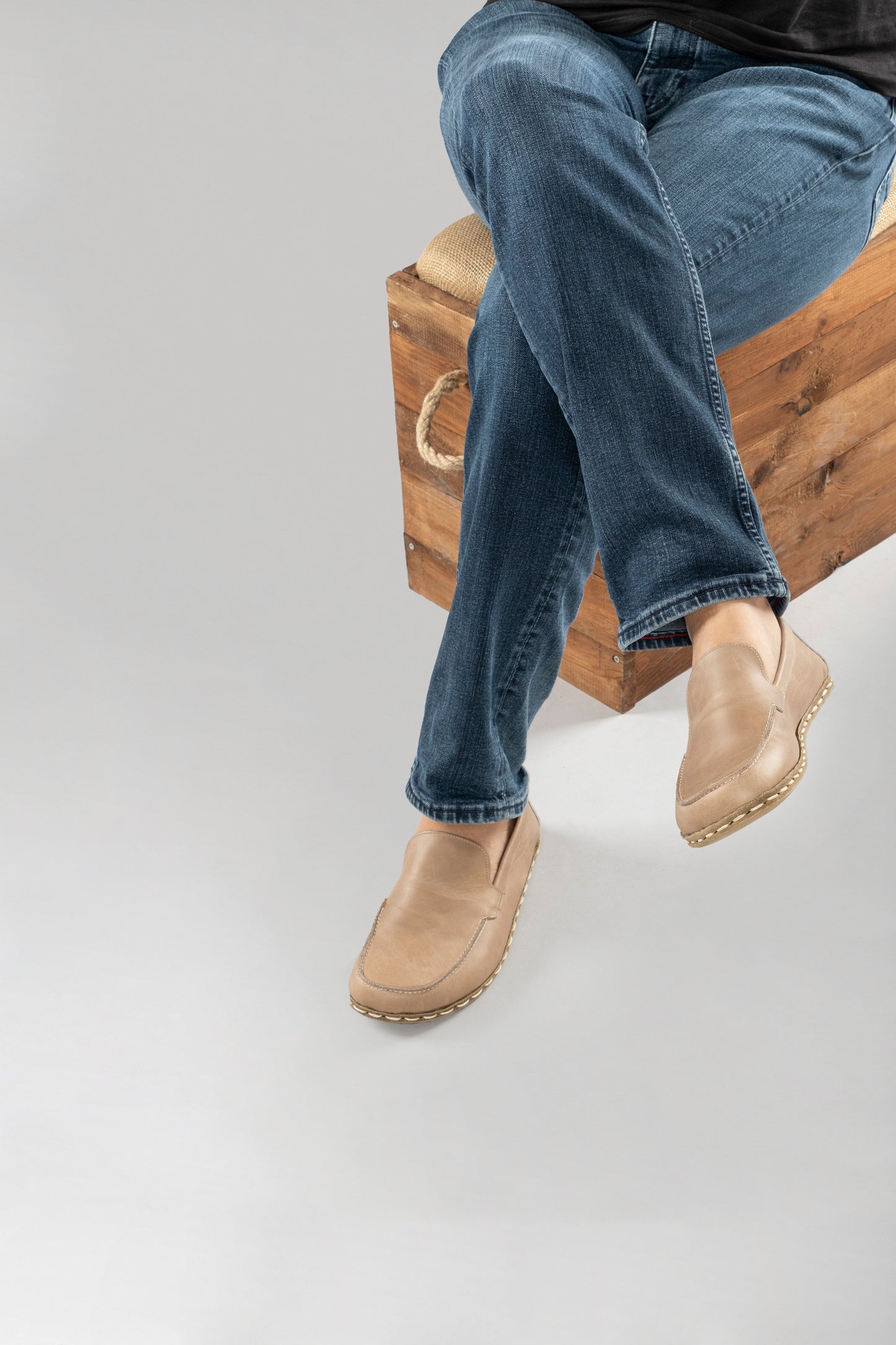 Women's Tan Moccasins