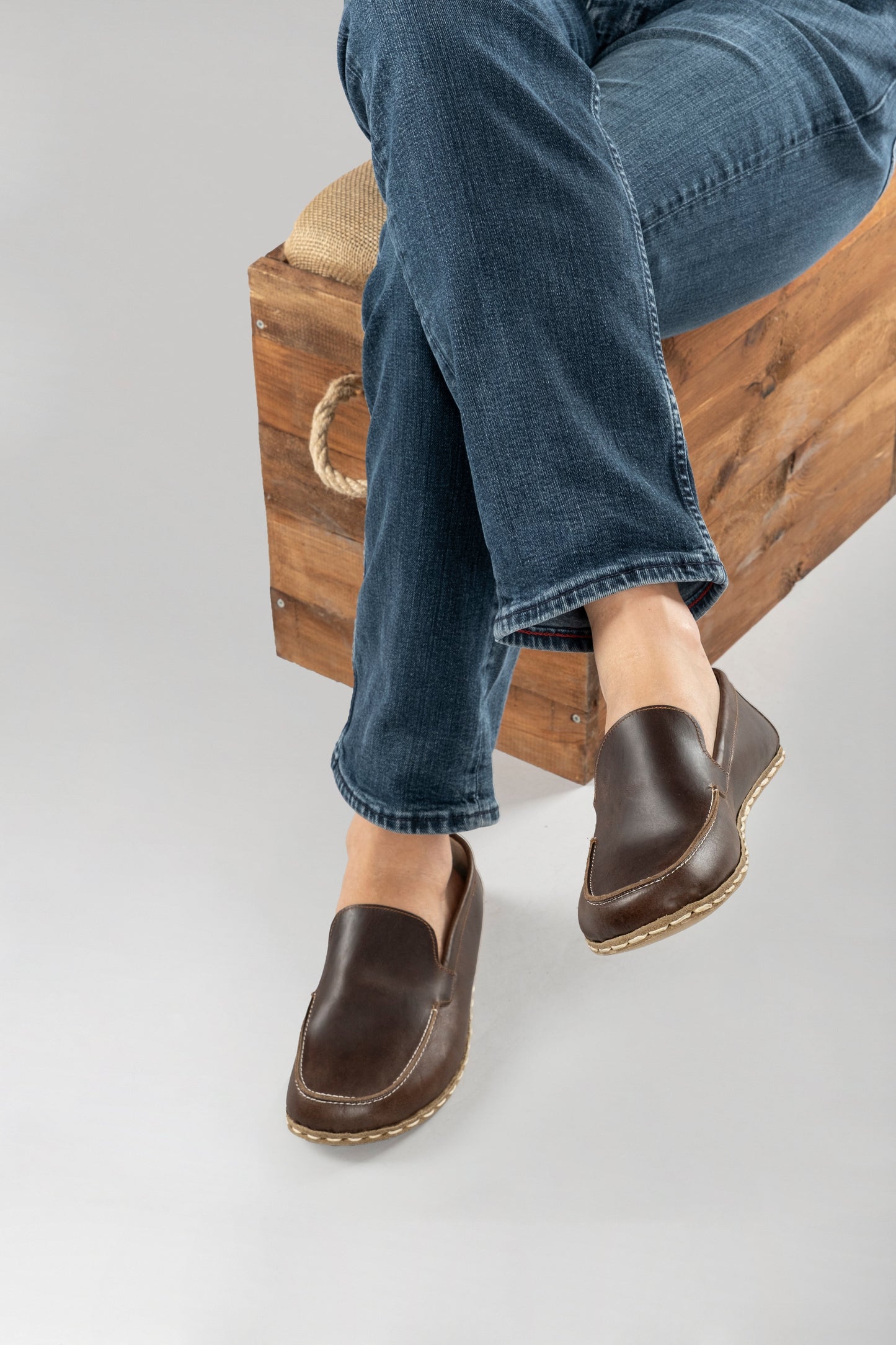 Women's Coffee Brown Moccasins