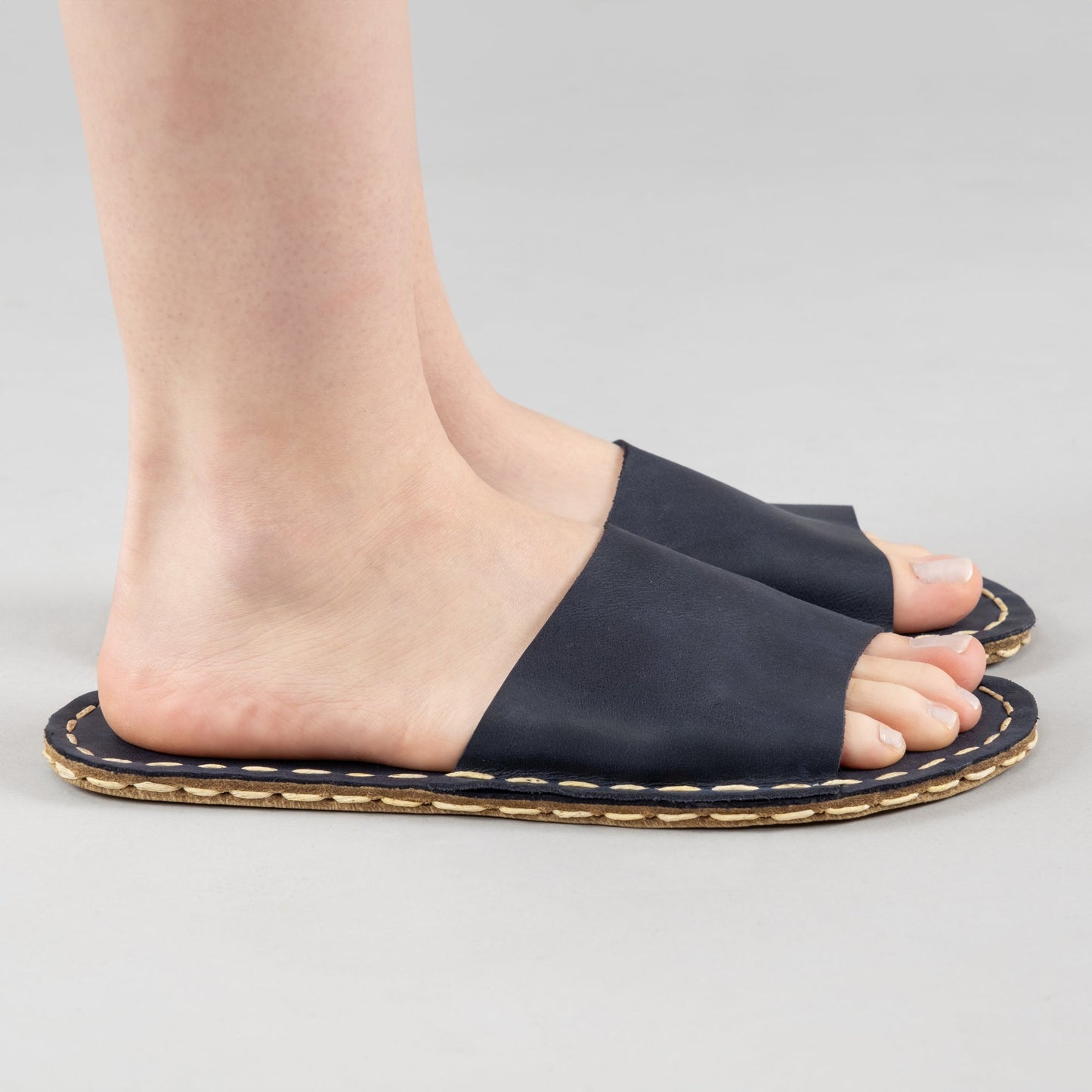 Women's Blue Barefoot Slide Sandals