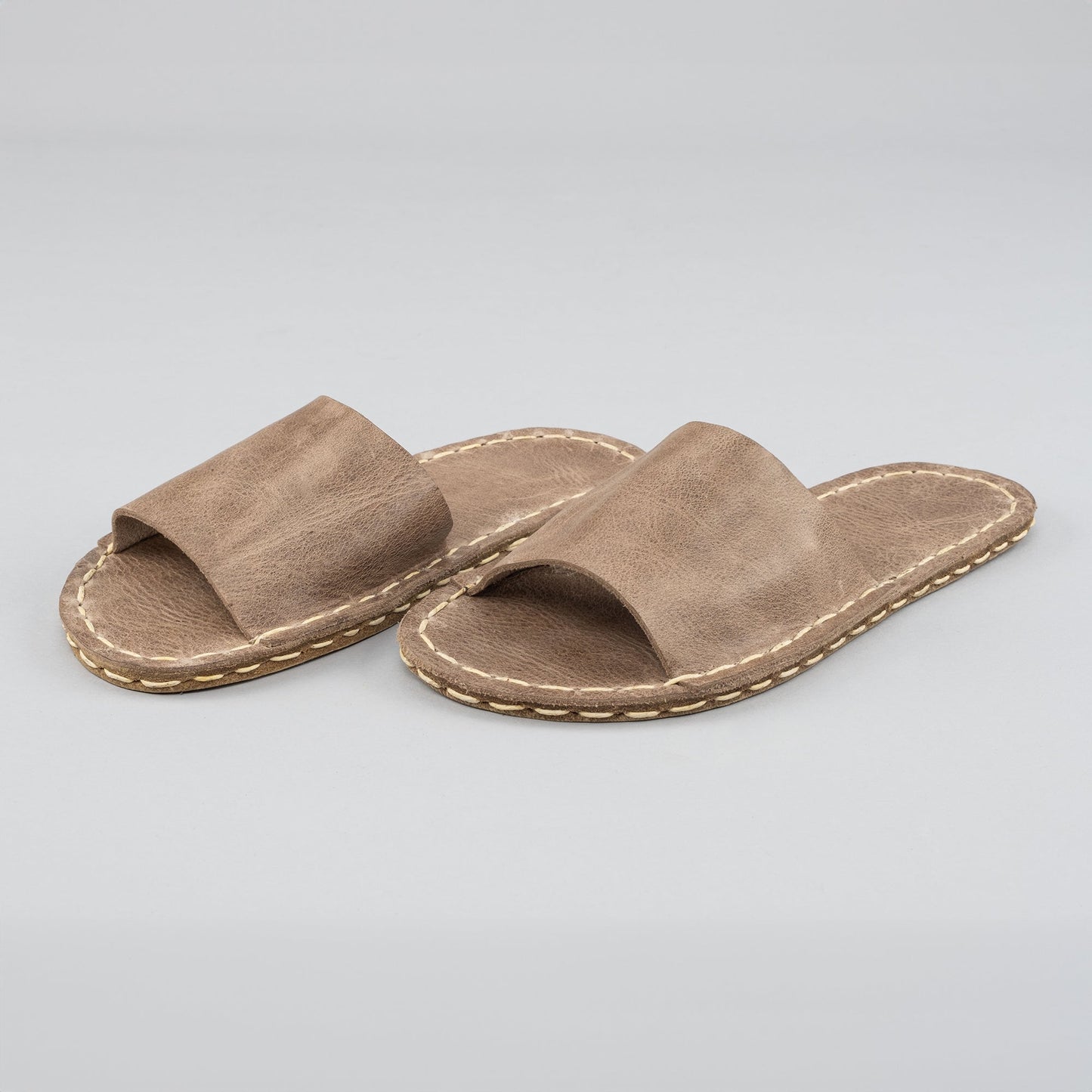 Women's Tan Barefoot Slide Sandals