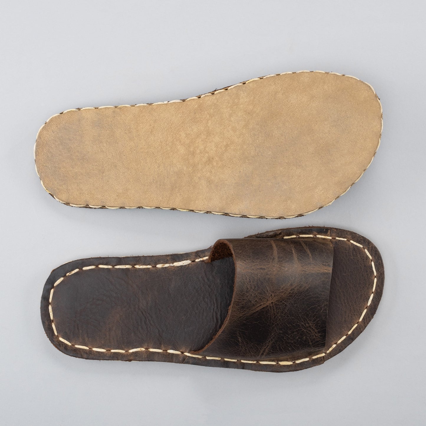 Women's Coffee Barefoot Slide Sandals