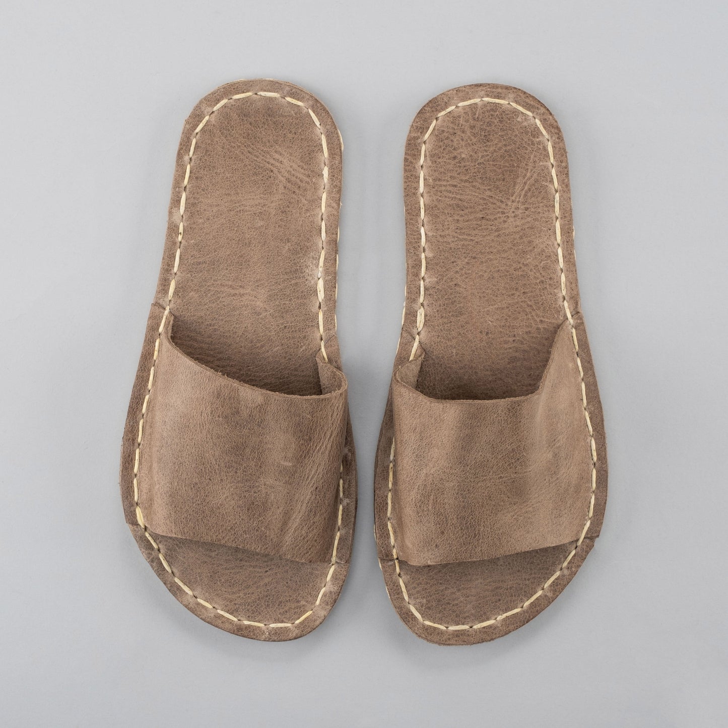 Women's Tan Barefoot Slide Sandals