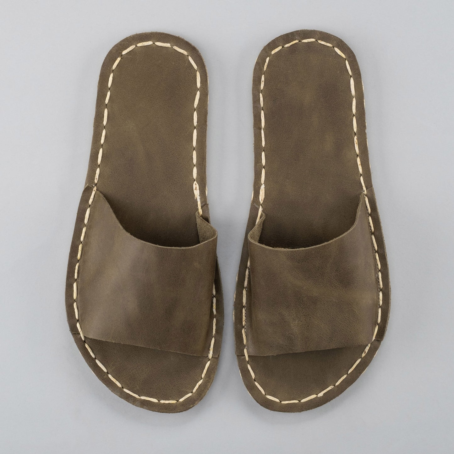 Women's Green Barefoot Slide Sandals