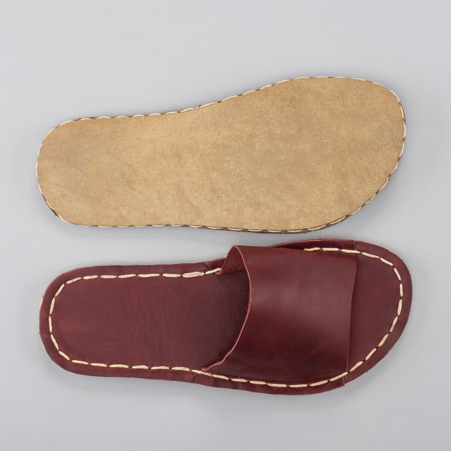 Women's Red Barefoot Slide Sandals