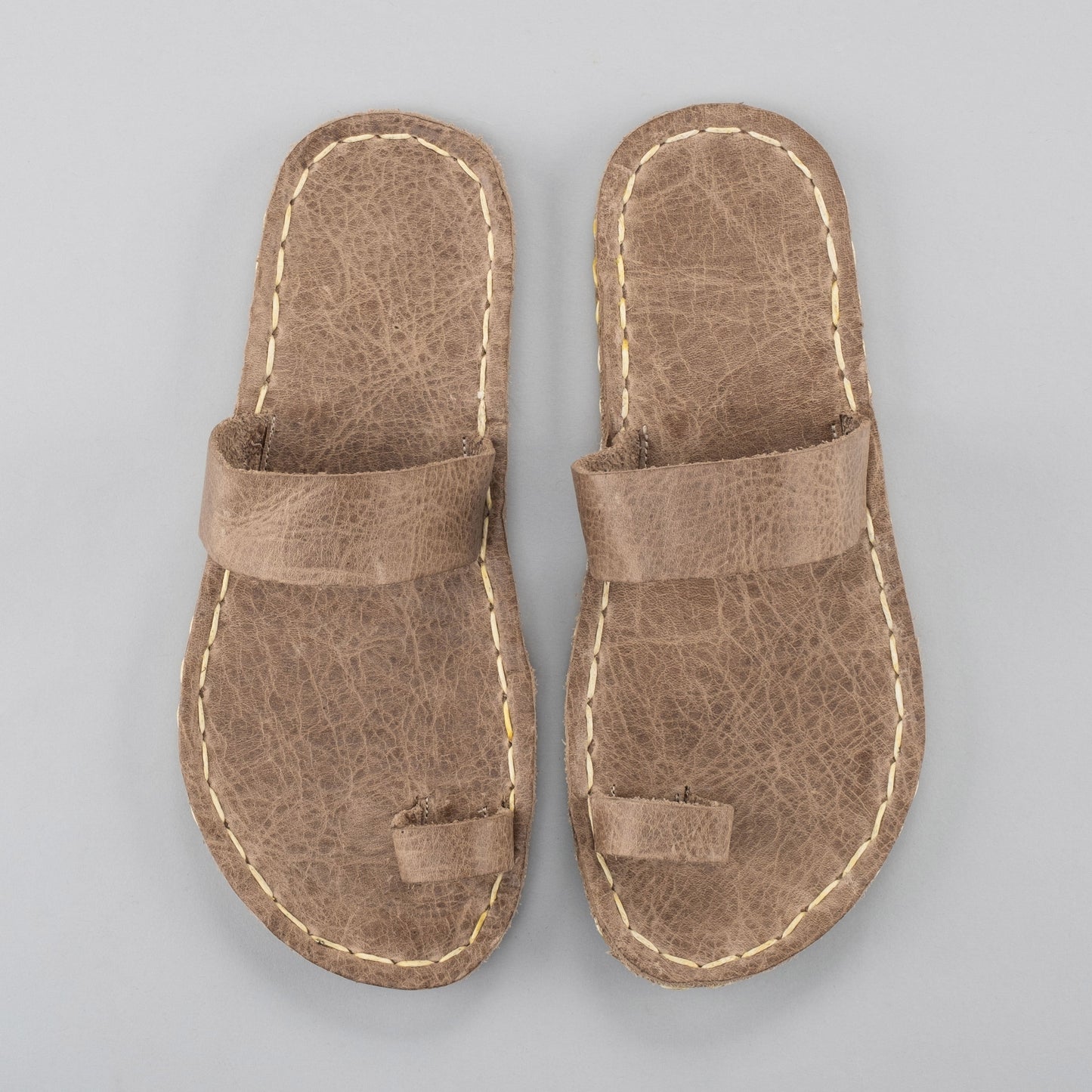 Women's Tan Barefoot Thong Sandals