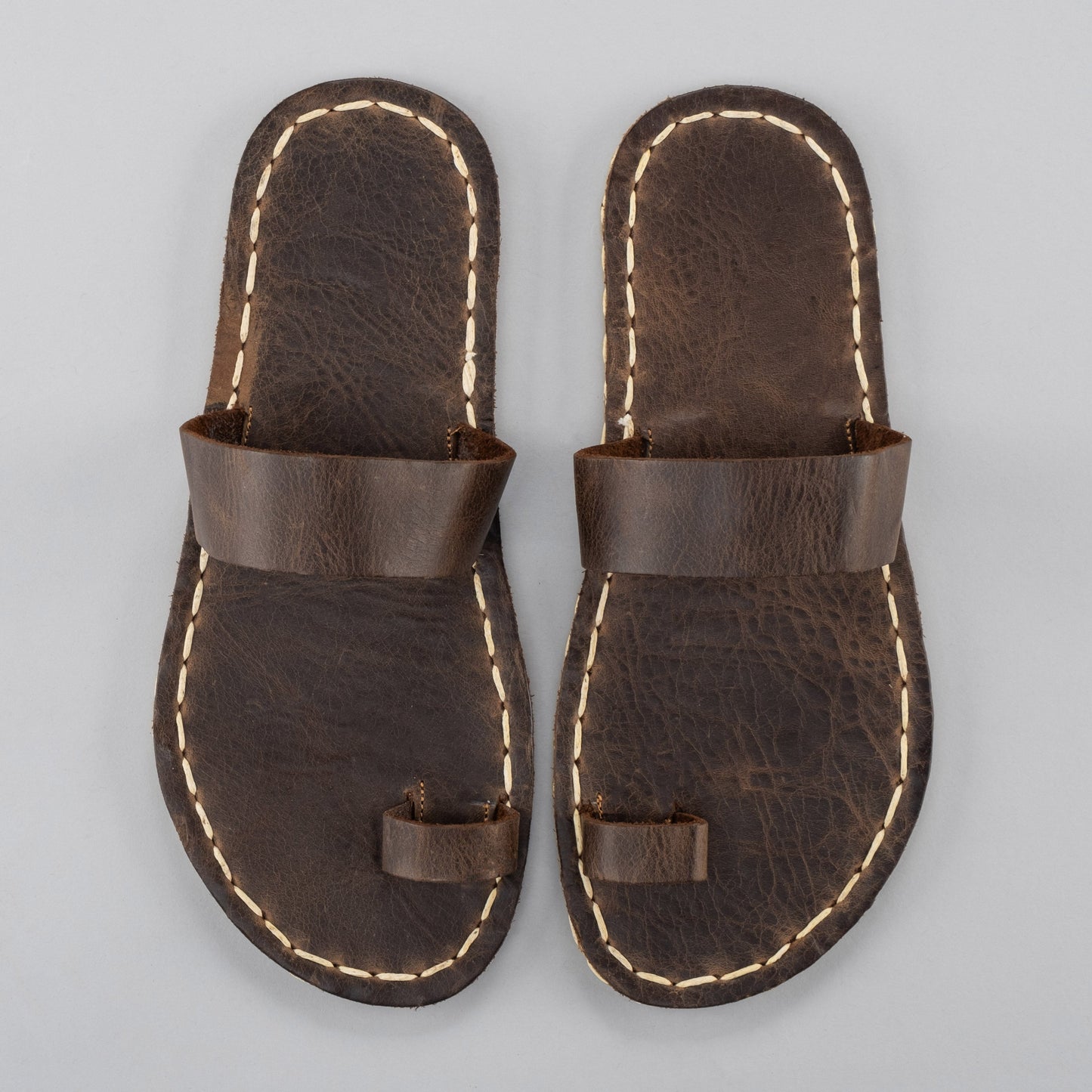 Women's Coffee Barefoot Thong Sandals