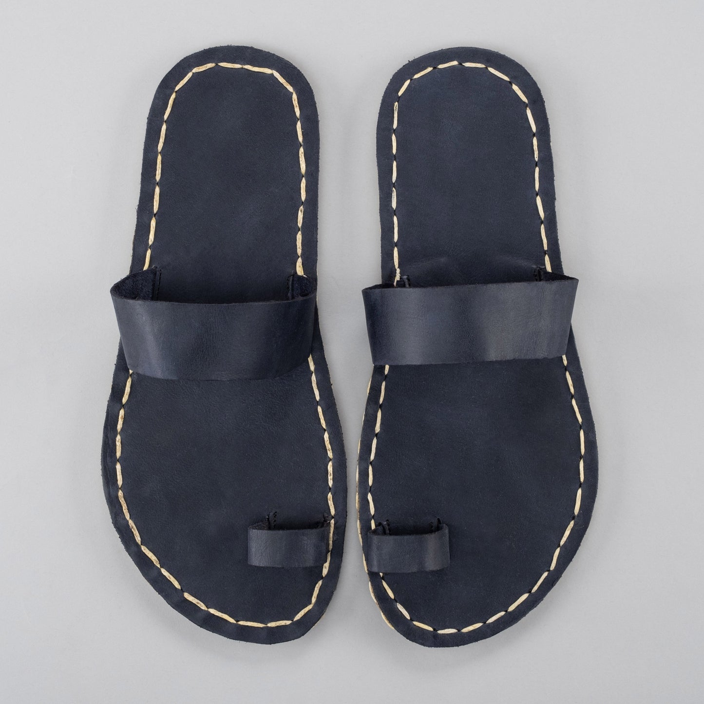 Women's Blue Barefoot Thong Sandals