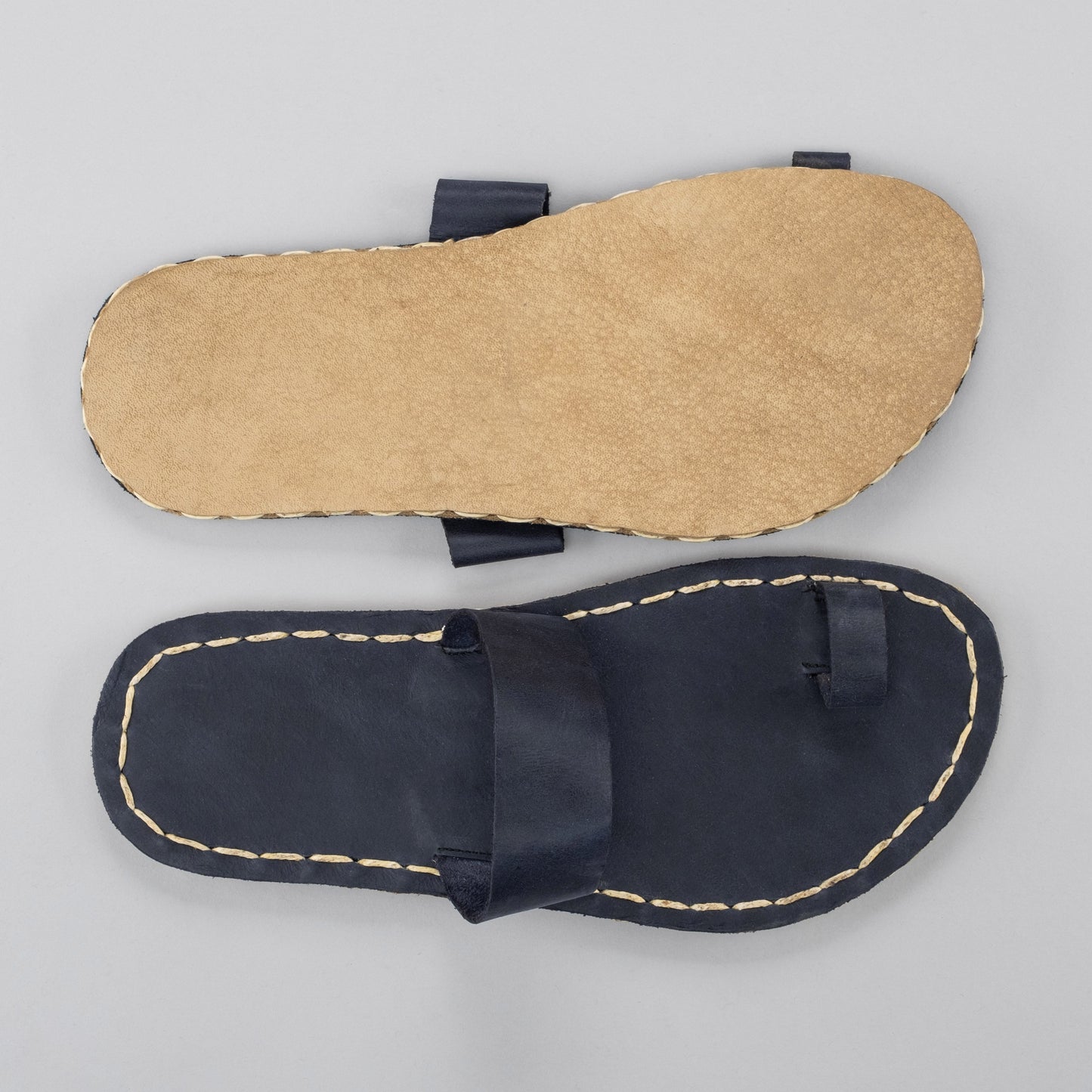 Women's Blue Barefoot Thong Sandals