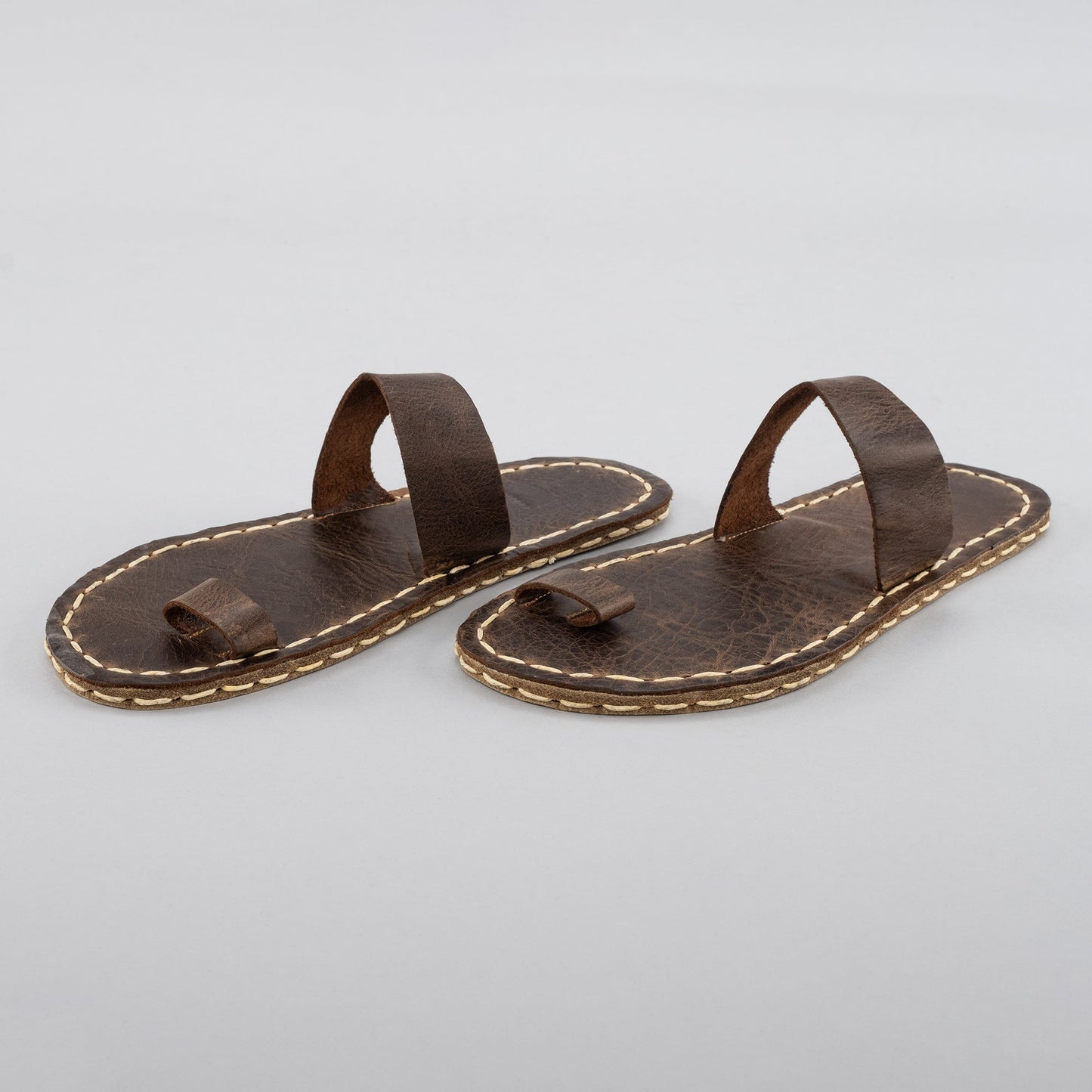 Women's Coffee Barefoot Thong Sandals