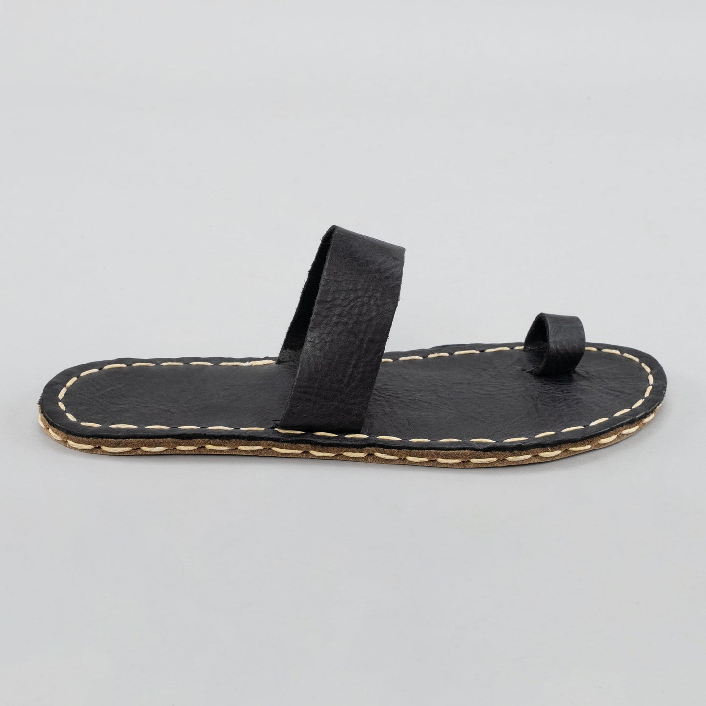 Women's Black Barefoot Thong Sandals