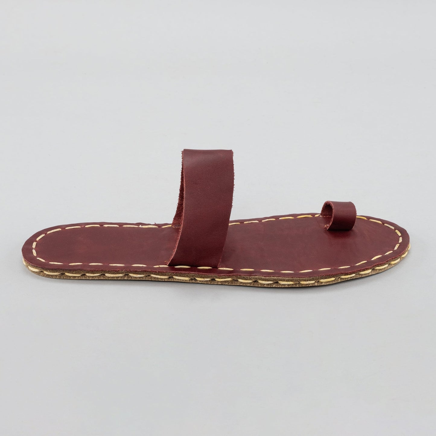 Women's Red Barefoot Thong Sandals
