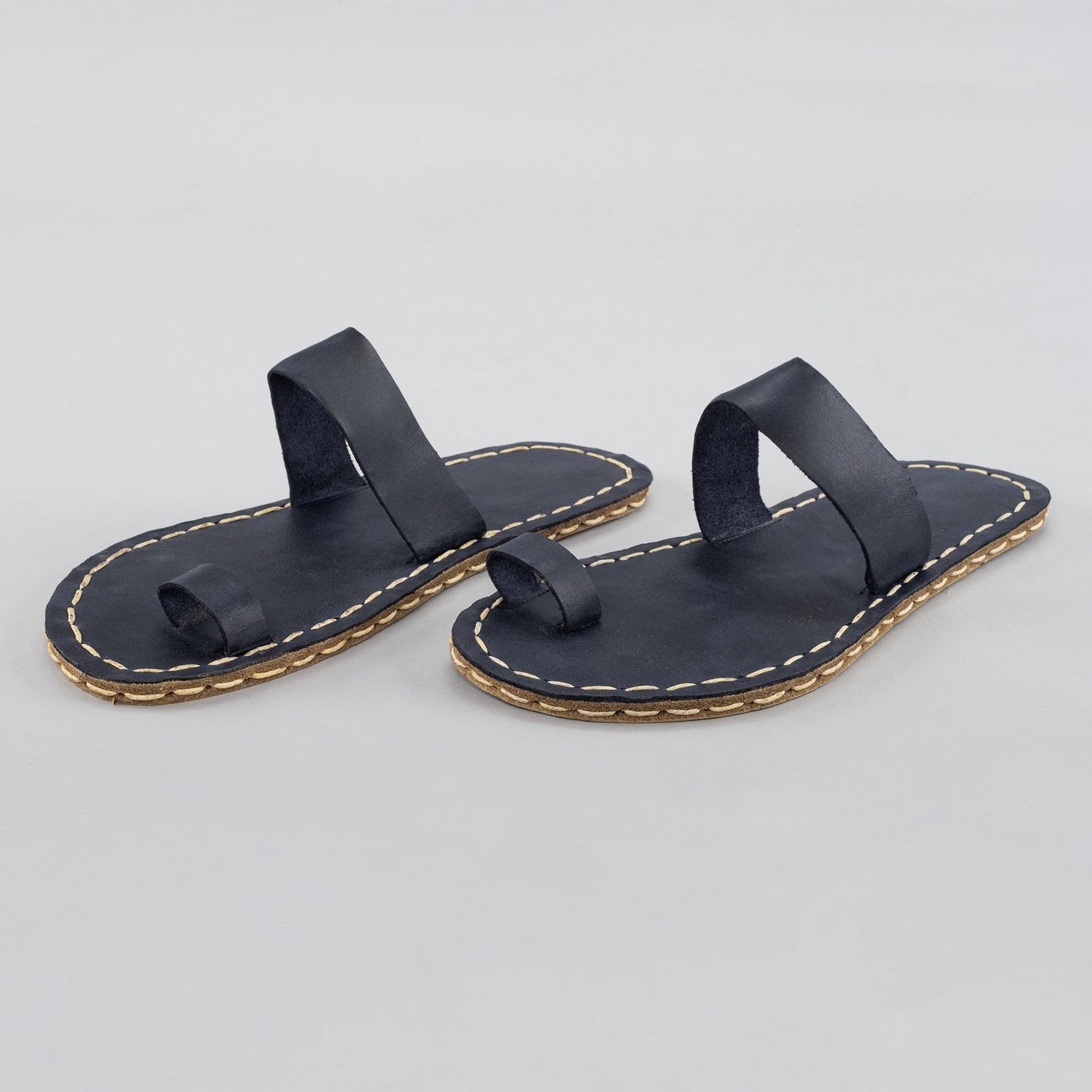Women's Blue Barefoot Thong Sandals