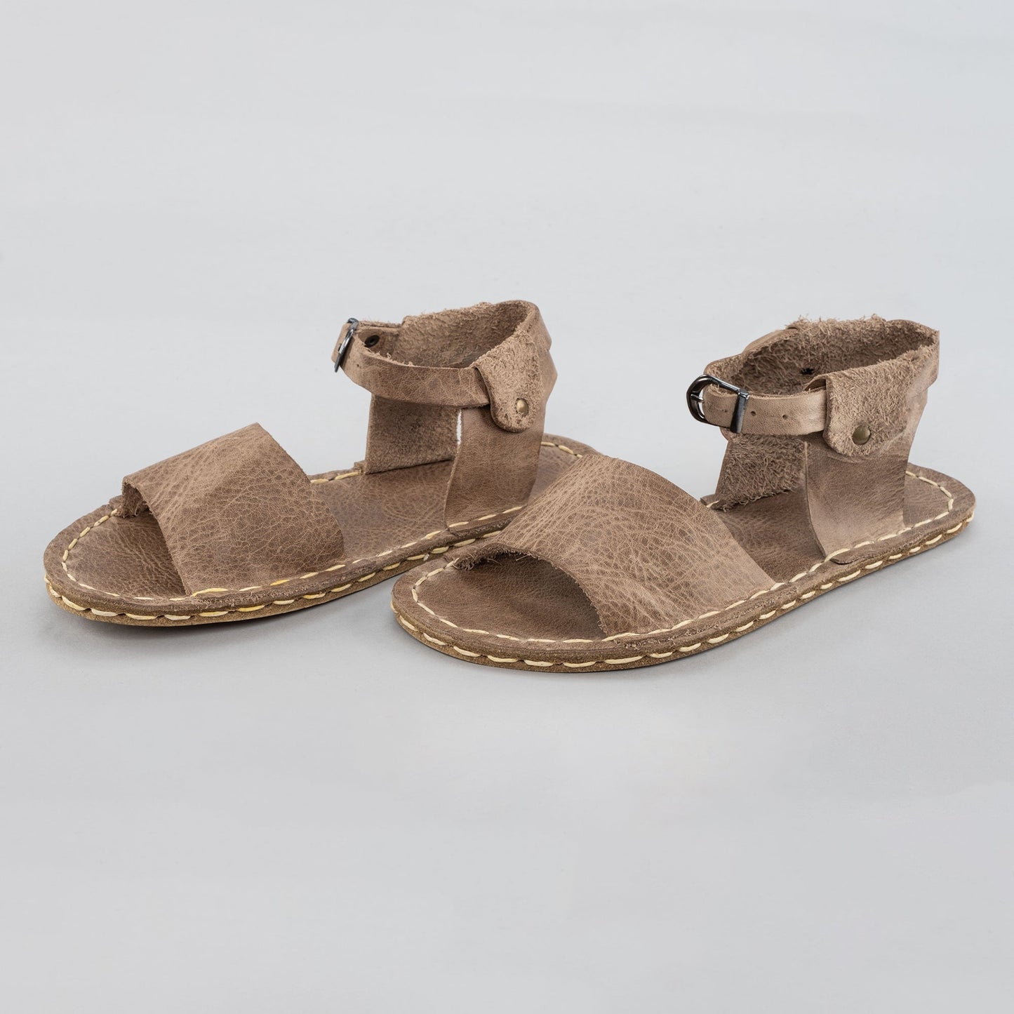 Women's Tan Opened Toe Barefoot Sandals