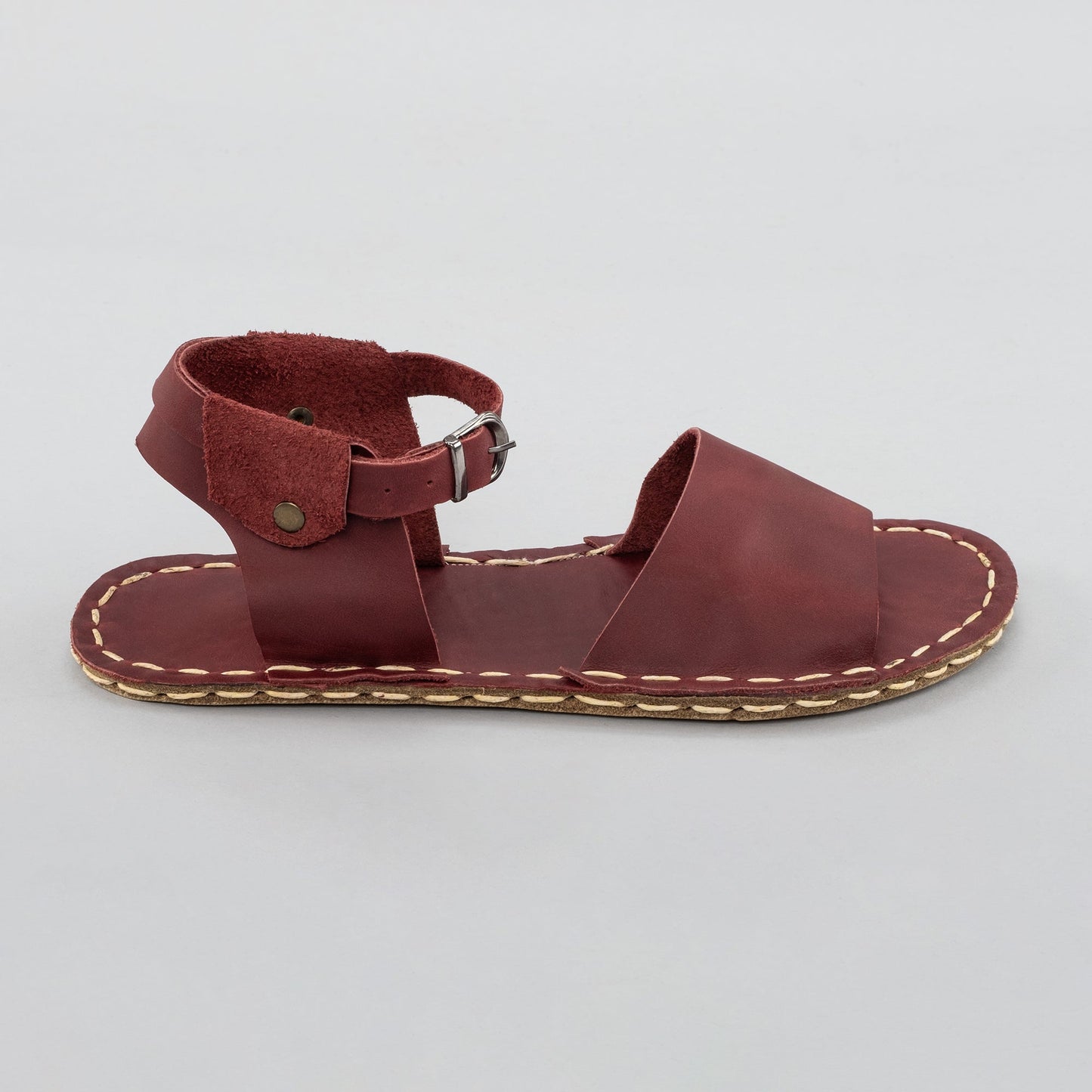 Women's Red Opened Toe Barefoot Sandals