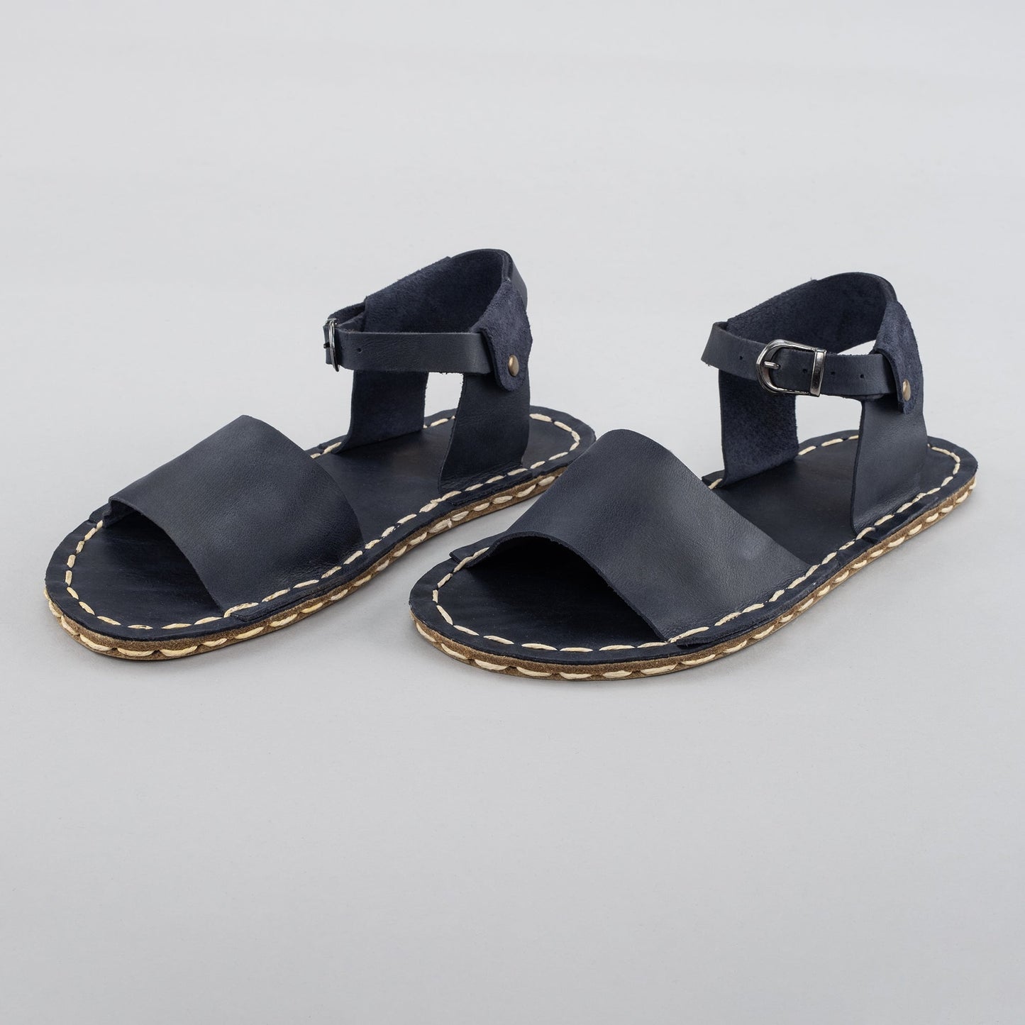 Women's Blue Opened Toe Barefoot Sandals