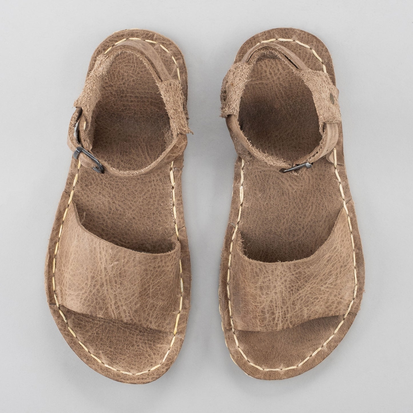 Women's Tan Opened Toe Barefoot Sandals