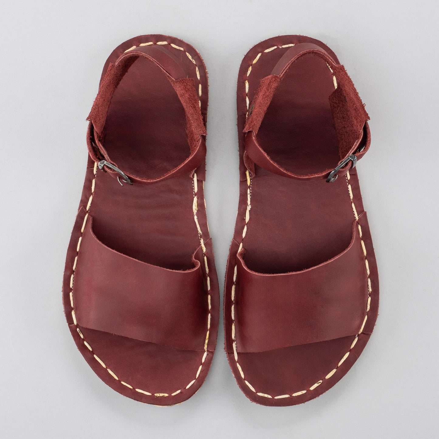Women's Red Opened Toe Barefoot Sandals