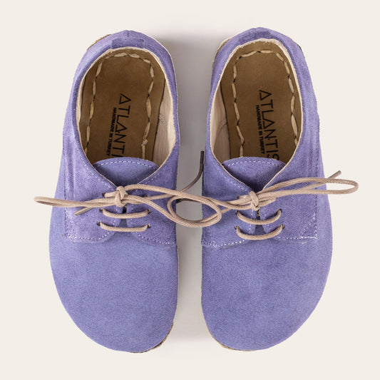 Kid's Lavender Barefoot Oxfords