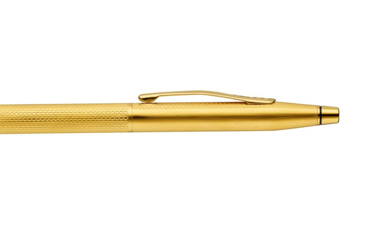 Classic Century® 23KT Gold Plated Engraved Diamond Pattern Ballpoint Pen