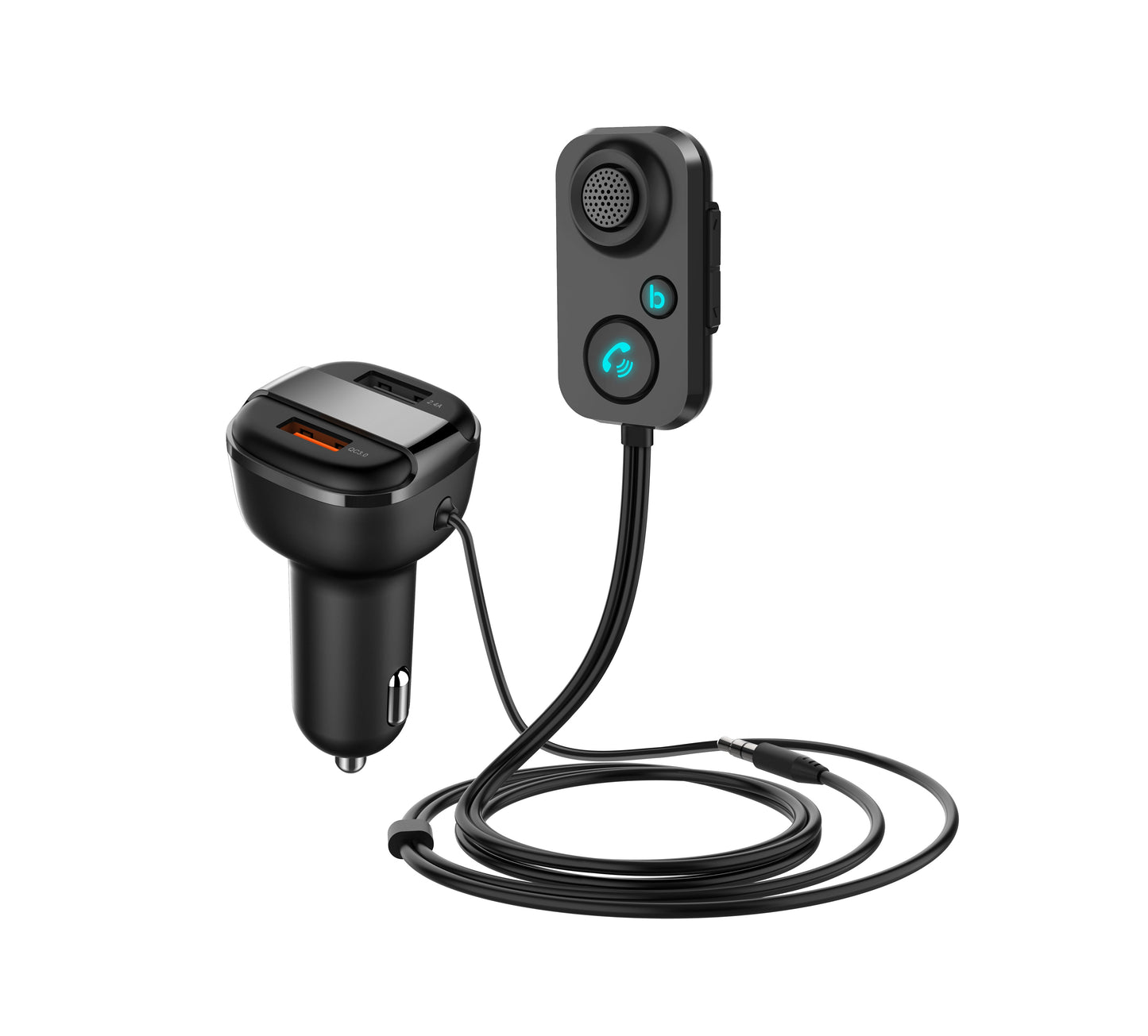 Receptor Bluetooth Mini Rexing AUX2 para coche con Bluetooth 5.1