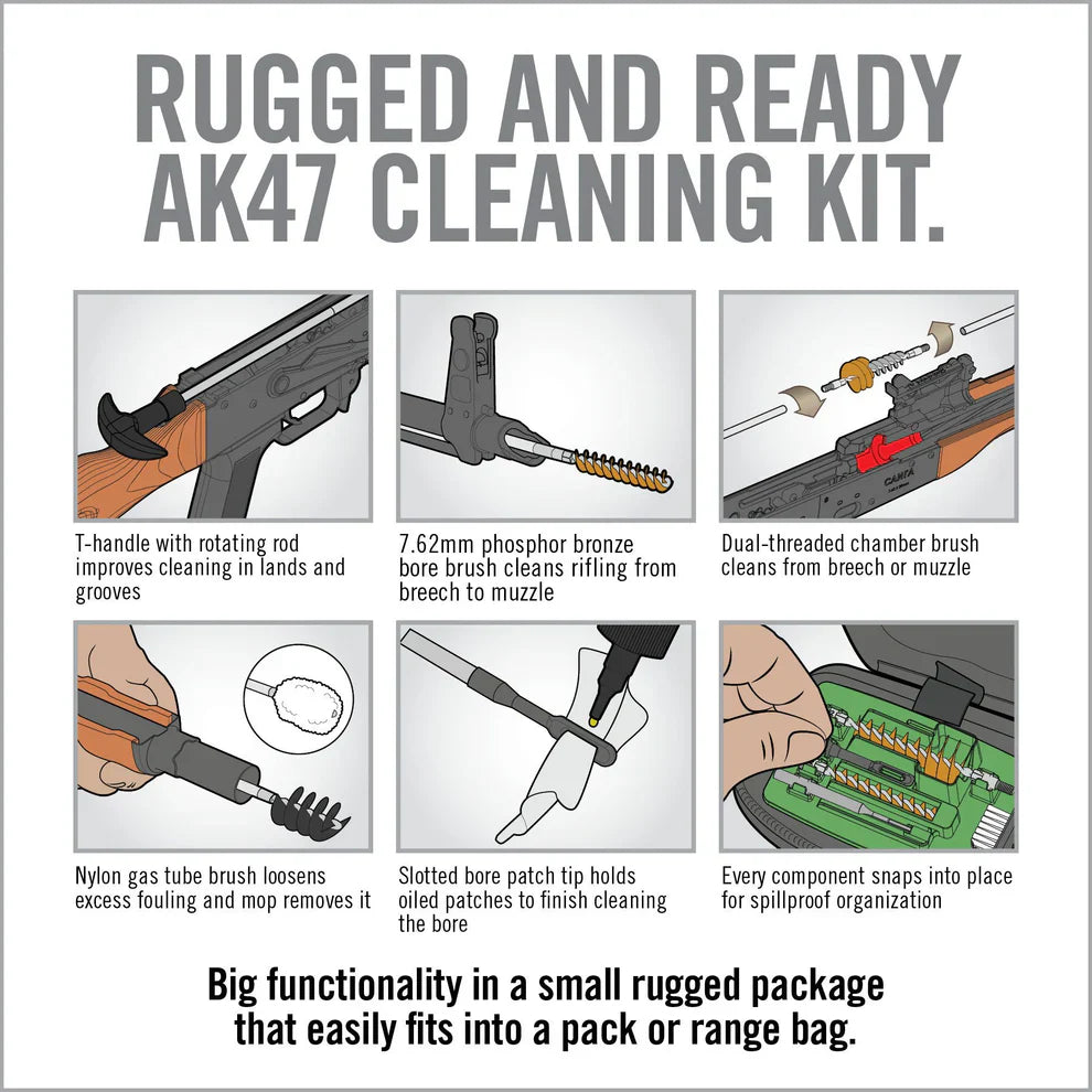 Gun Boss® - Kit de limpieza para AK47