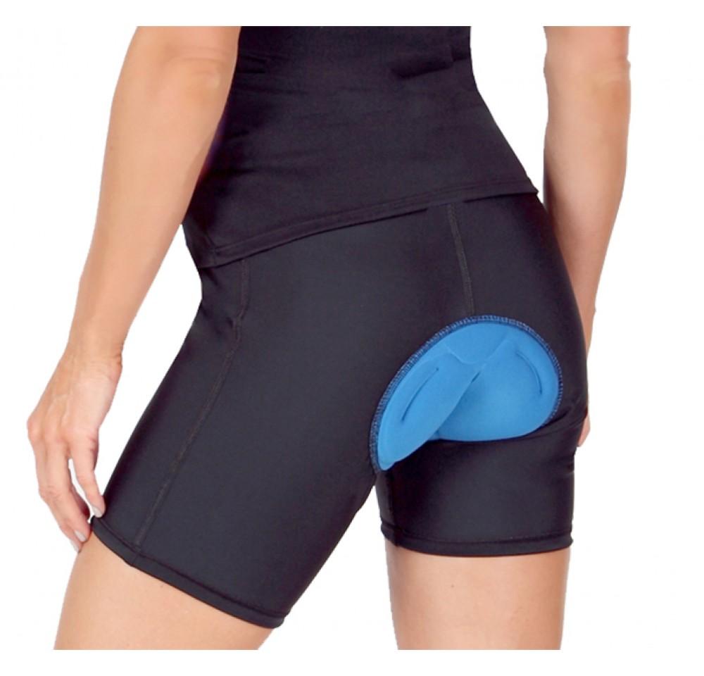InstantFigure Pantalones Cortos de Ciclismo con Compresión y Relleno AWS011