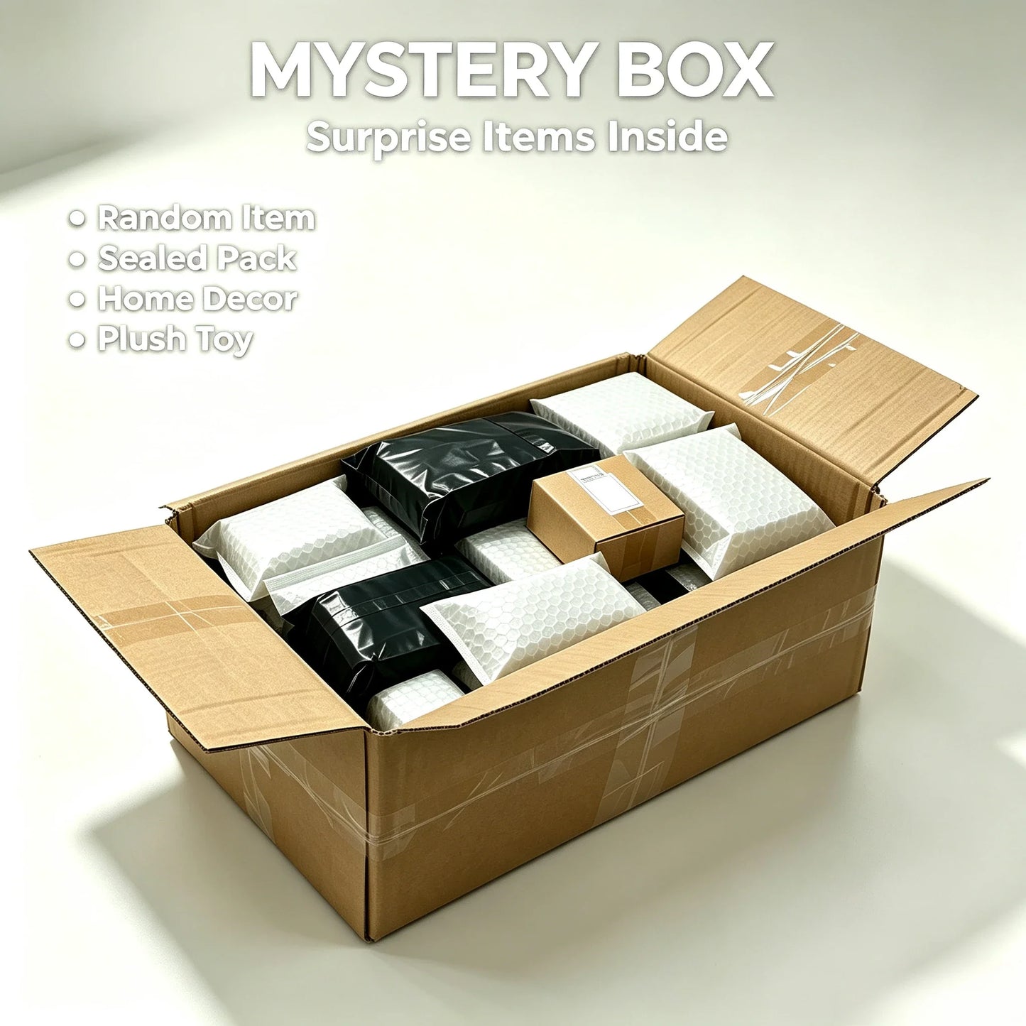 Random Mystery Gift Box – Surprise Accessories Lucky Pack, Best Value Blind Box, Fun Unboxing Unique Treasures