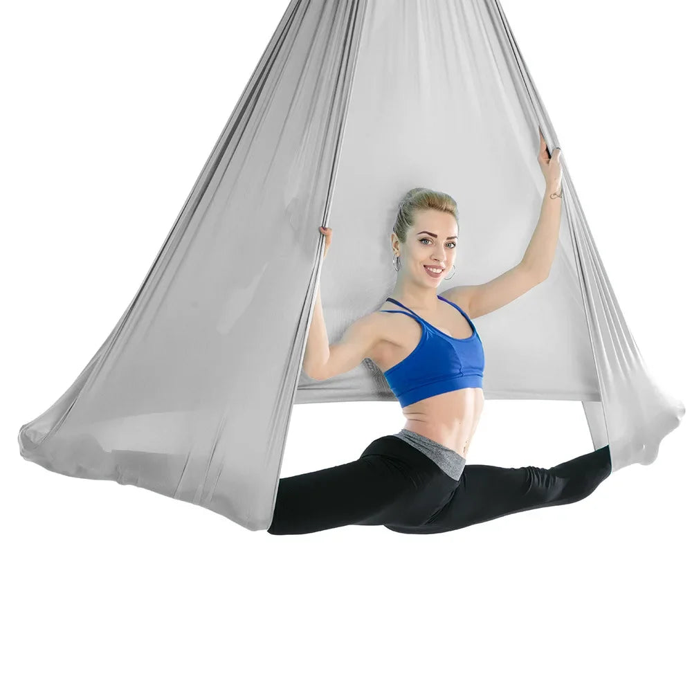 Versatile Aerial Yoga Apparatus for Home or Studio Use