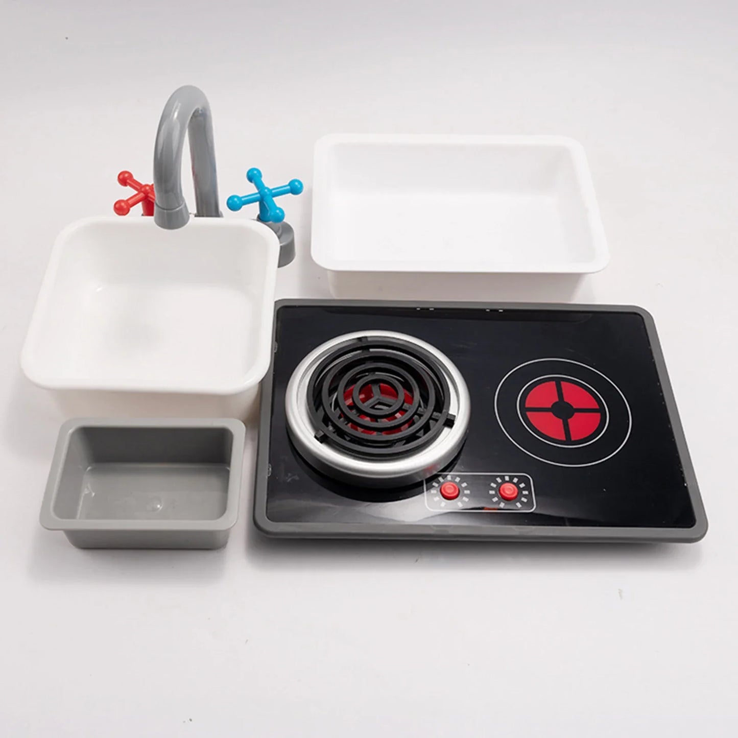 Kitchen Stovetop Toy Playset Educational Versatile Gift Role Playing Mini Play Pretend Play Kitchen Toy for Girls Boys Gifts
