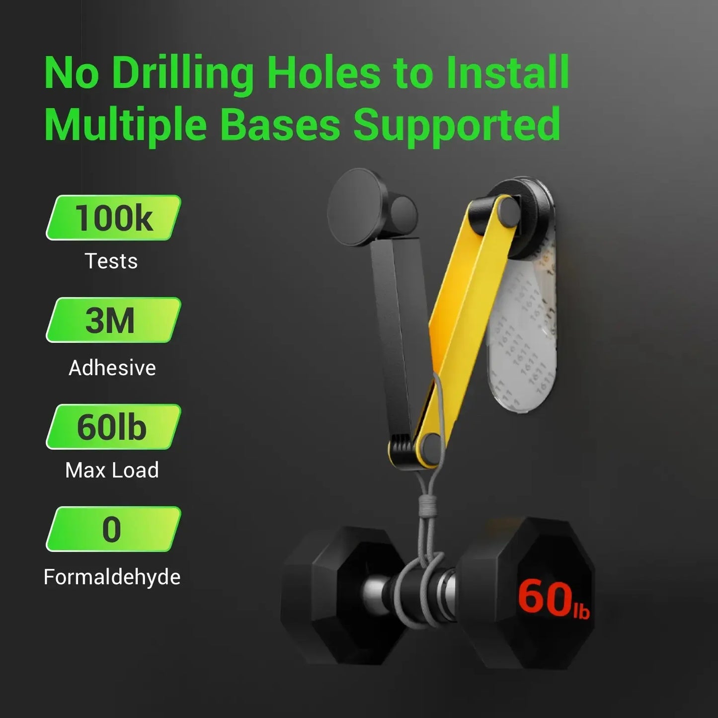 Fansdreams™ Wall Mount Adjustable Magnetic Phone & Tablet Holder