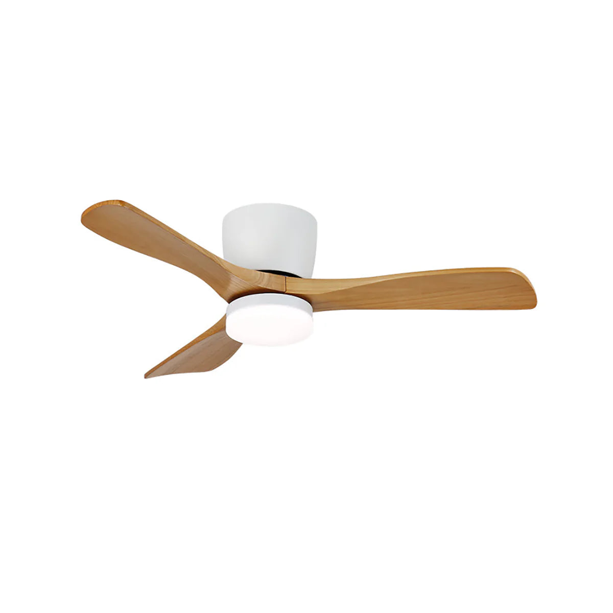 Ventilador de Techo de Madera Aerodinámico con Luz