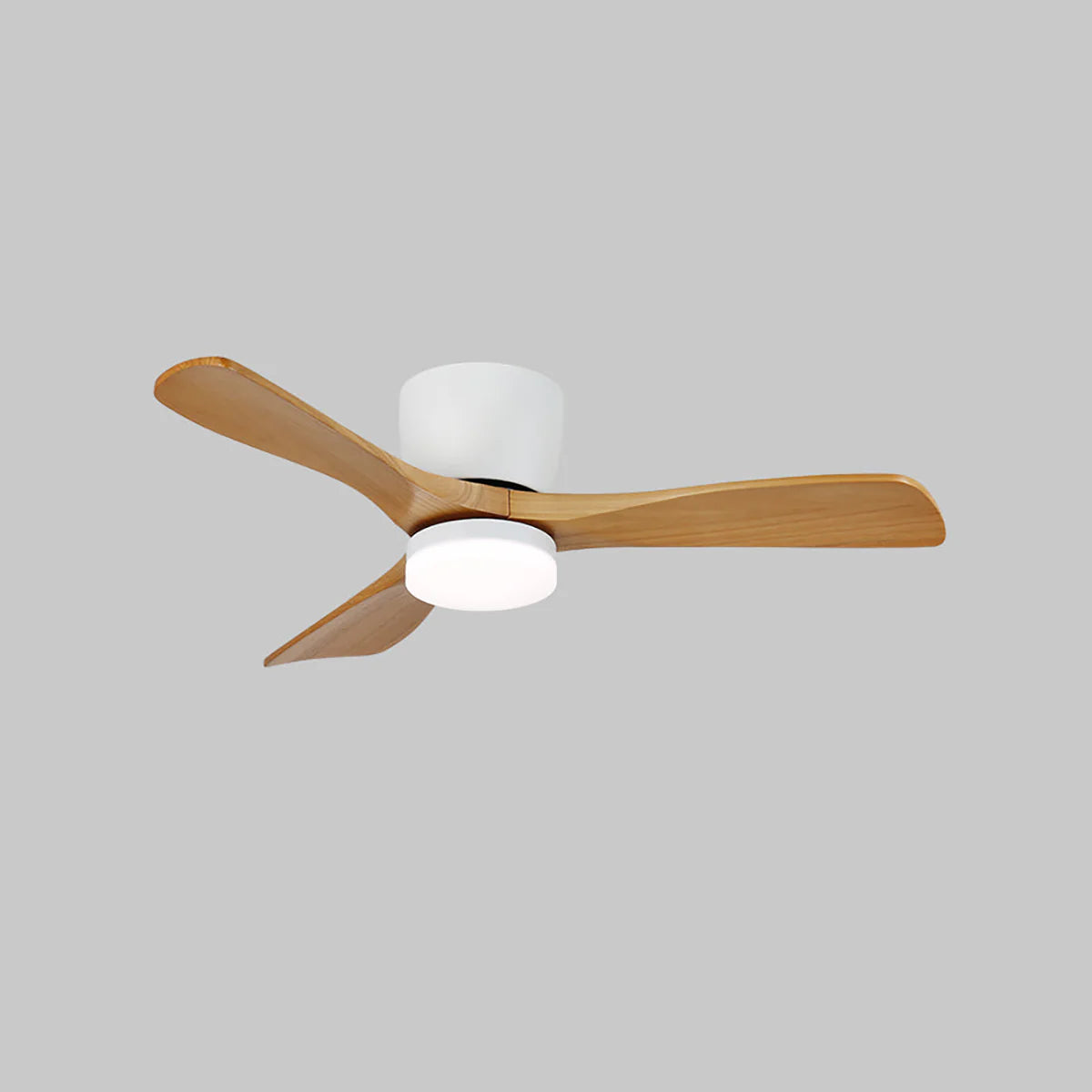 Ventilador de Techo de Madera Aerodinámico con Luz