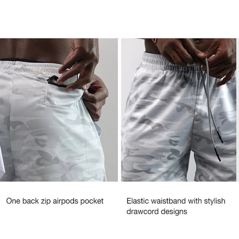 Pantalones cortos de alto rendimiento FlexiFit 2 en 1