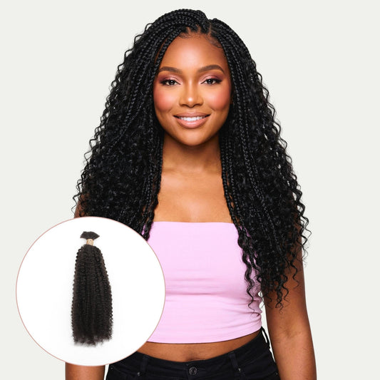 Cabello a Granel Afro Kinky 100% Humano para Trenzar