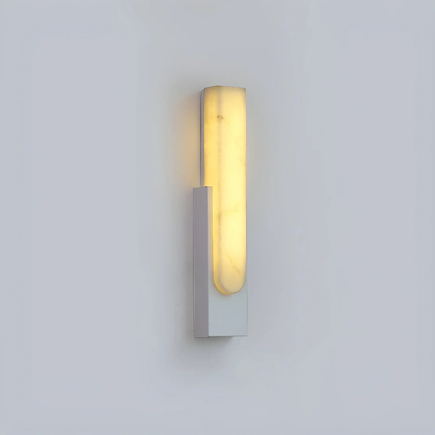 Aplique de pared Agatha Alabaster Cobre