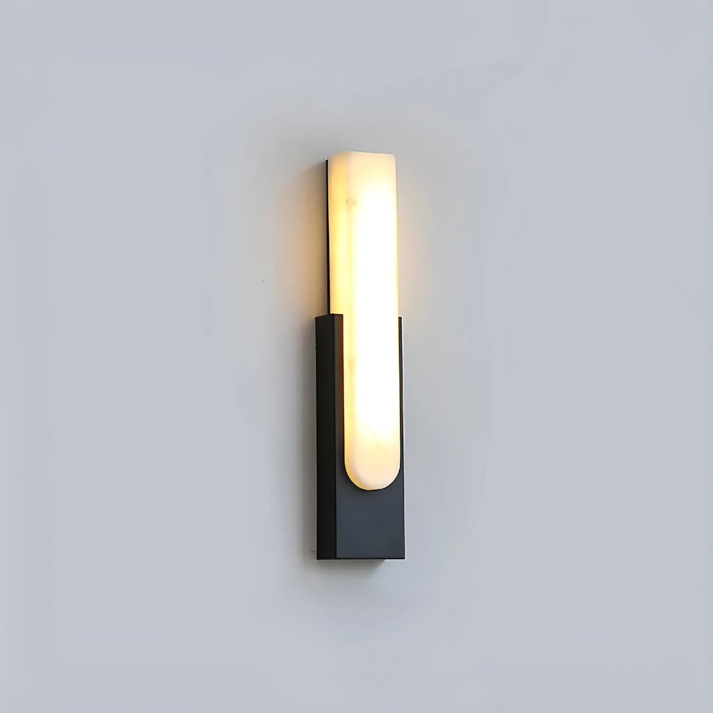 Aplique de pared Agatha Alabaster Cobre