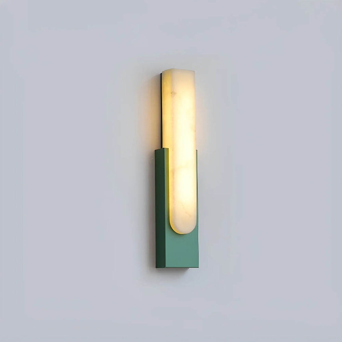 Aplique de pared Agatha Alabaster Cobre