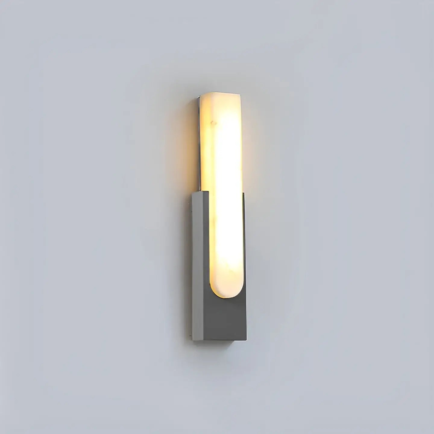 Aplique de pared Agatha Alabaster Cobre