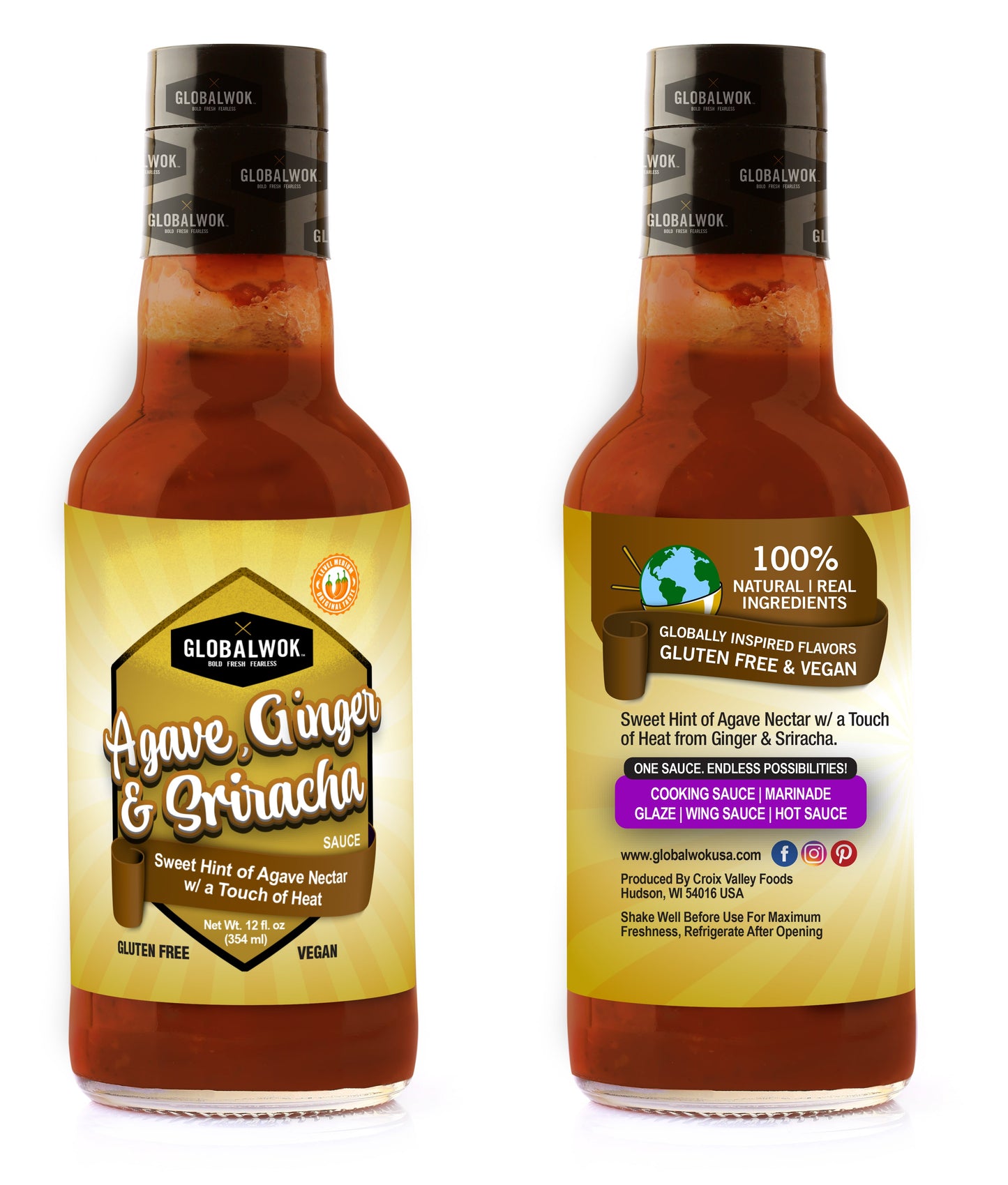 Agave, Ginger & Sriracha - HOT
