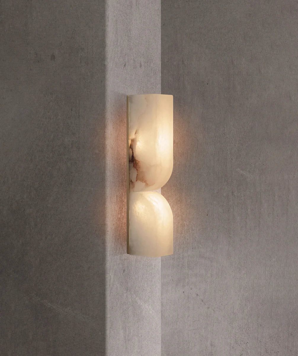 Aplique de pared rectangular Alabaster Essence