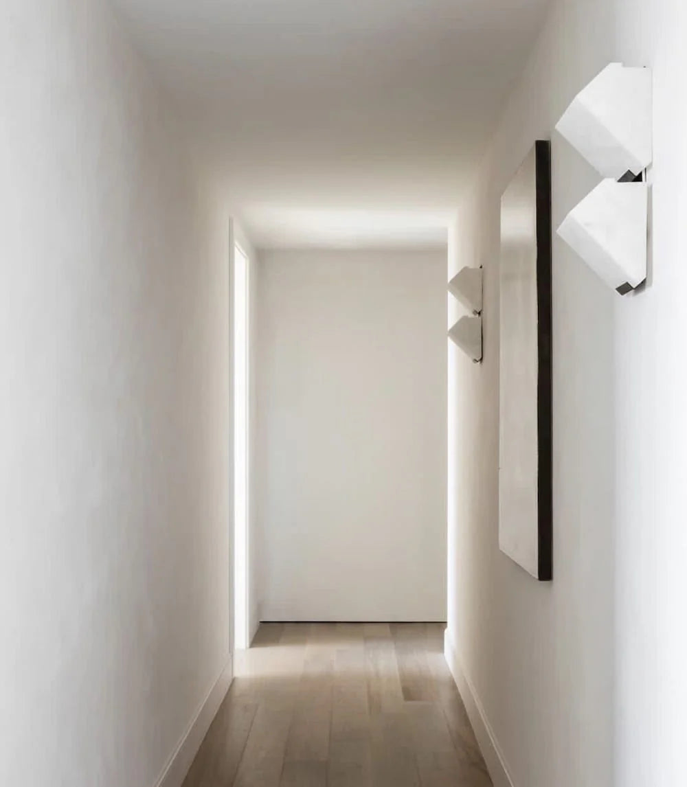 Aplique de pared moderno de alabastro para escalera